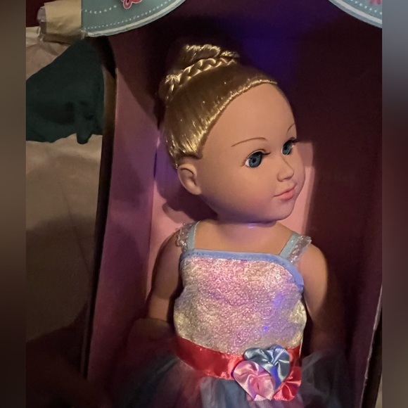 My Life As Poseable Ballerina 18 Inch Doll, Blonde Hair, Blue Eyes New - Picture 1 of 9